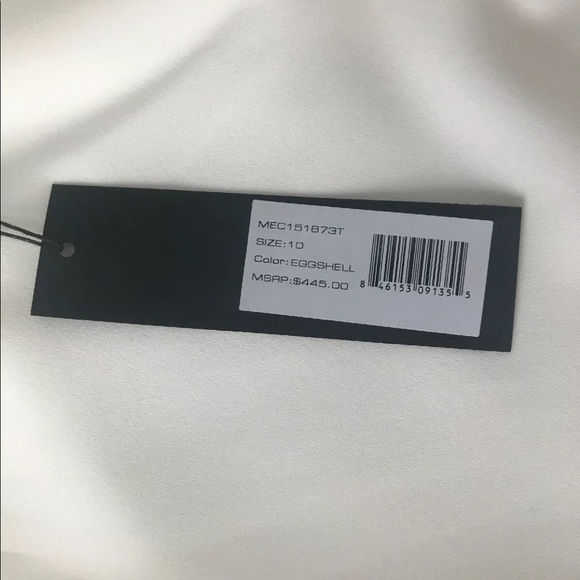 HALSTON HERITAGE Dress One-Shoulder Sz 10 - Picture 7 of 12